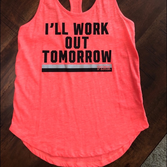 PINK Victoria’s Secret Razor Back Tank - Picture 1 of 4
